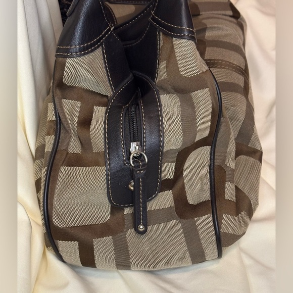 Nine West Brown and Beige Shoulder Bag - Picture 13 of 15